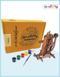 DIY STEM Kit Laser-Cut Wood Robot Kit
