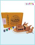 DIY Double propellor Wooden Boat