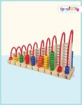 Creative Wooden Calculation Shelf Toy for Kids