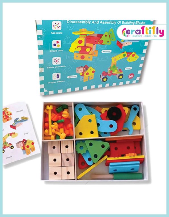 Disassemble & Assemble DIY Building Blocks