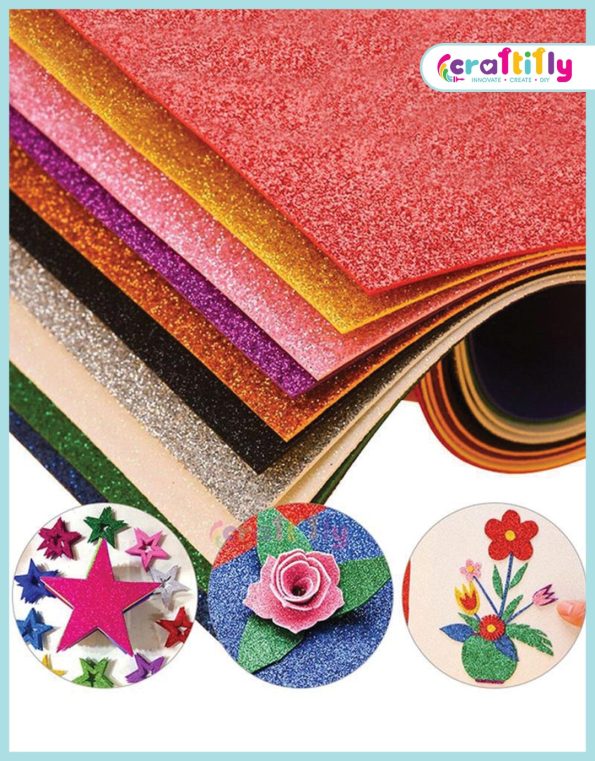 Glitter Craft Eva Foam