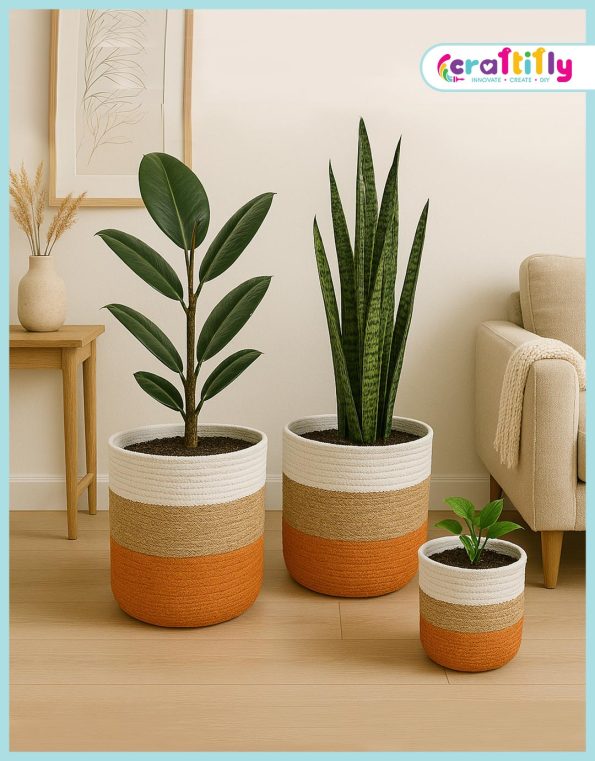 Jute Planter Cover (3 Pcs Set)5