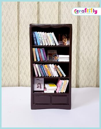 miniature-bookshelf chock