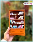 Miniature Wooden Bookshelf