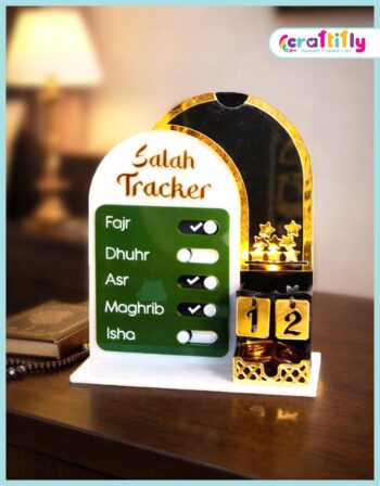 Salah Tracker with Motivation Organizer for kids
