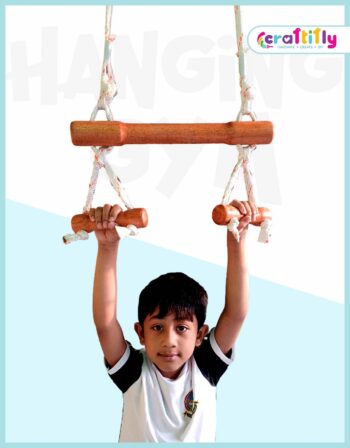 Wooden Kids Hanging Gym
