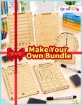 Make your own learning board bundle (Mini 4 Pcs)