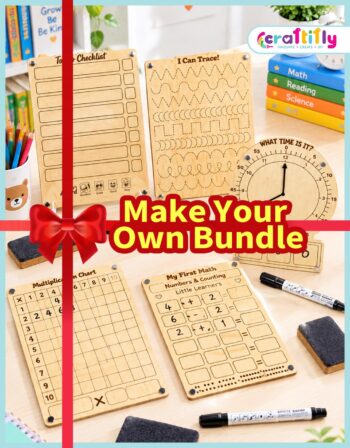 Make your own learning board bundle (Mini 4 Pcs)